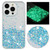 Transparent Frame Noctilucent Glitter Powder TPU Phone Case