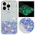 Transparent Frame Noctilucent Glitter Powder TPU Phone Case