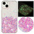 Transparent Frame Noctilucent Glitter Powder TPU Phone Case