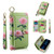 POLA MagSafe Flower Multi-functional Zipper Wallet Leather Phone Case