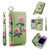 POLA MagSafe Flower Multi-functional Zipper Wallet Leather Phone Case