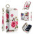 POLA MagSafe Flower Multi-functional Zipper Wallet Leather Phone Case