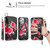 POLA MagSafe Flower Multi-functional Zipper Wallet Leather Phone Case