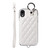Rhombic Texture Card Bag Phone Case with Short Lanyard