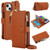 Crossbody Ring Multifunctional Wallet Leather Phone Case