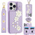 Crossbody Flower Pattern Leather Phone Case