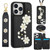 Crossbody Flower Pattern Leather Phone Case