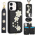 Crossbody Flower Pattern Leather Phone Case