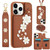Crossbody Flower Pattern Leather Phone Case