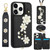 Crossbody Flower Pattern Leather Phone Case