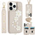 Crossbody Flower Pattern Leather Phone Case