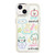 Clear Illustration Graffiti Pattern TPU + PC Phone Case
