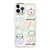 Clear Illustration Graffiti Pattern TPU + PC Phone Case