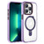 Crystal TPU Hybrid PC MagSafe Holder Phone Case