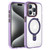 Crystal TPU Hybrid PC MagSafe Holder Phone Case