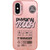 English Label Double-sided Frosted Phone Case