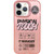 English Label Double-sided Frosted Phone Case