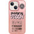 English Label Double-sided Frosted Phone Case
