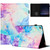 Marble Litchi Leather Smart Tablet Case