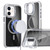 Magsafe Dual-Color Transparent Black Lens Holder Phone Case