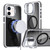 Magsafe Dual-Color Transparent Black Lens Holder Phone Case