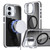 Magsafe Dual-Color Transparent Black Lens Holder Phone Case