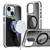 Magsafe Dual-Color Transparent Black Full Coverage Phone Case