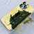 Denim Pattern Electroplated Push-pull Bracket Cooling Phone Case