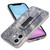 Denim Pattern Electroplated Push-pull Bracket Cooling Phone Case