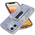Denim Pattern Electroplated Push-pull Bracket Cooling Phone Case