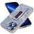 Denim Pattern Electroplated Push-pull Bracket Cooling Phone Case