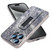 Denim Pattern Electroplated Push-pull Bracket Cooling Phone Case