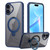 Transparent MagSafe Magnetic Rotating Ring Holder Phone Case