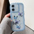 Wave Edge Butterfly TPU Hybrid PC Phone Case