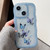Wave Edge Butterfly TPU Hybrid PC Phone Case