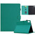 Solid Color Fiber Texture Smart Tablet Leather Case