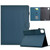 Solid Color Fiber Texture Smart Tablet Leather Case