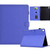 Solid Color Fiber Texture Smart Tablet Leather Case
