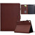 Solid Color Fiber Texture Smart Tablet Leather Case