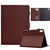 Solid Color Fiber Texture Smart Tablet Leather Case