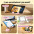 Desktop Foldable Portable Acrylic Mobile Phone Holder 360 Degree Rotating Tablet Stand