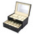 PU Leather Double Layer 20-Digit Watch Box Jewelry Gift Storage Box