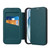 Magnetic Armor Series RFID Card Slots Leather Phone Case