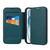 Magnetic Armor Series RFID Card Slots Leather Phone Case