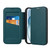 Magnetic Armor Series RFID Card Slots Leather Phone Case