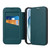 Magnetic Armor Series RFID Card Slots Leather Phone Case