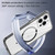 Vacuum Airbag Y1 Series Transparent MagSafe Magnetic Phone Case