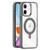 Transparent MagSafe Magnetic Rotating Holder Phone Case