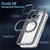 Transparent MagSafe Magnetic Holder Phone Case