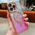 Dual-Love Feather Gradient Glitter Magsafe TPU Phone Case
